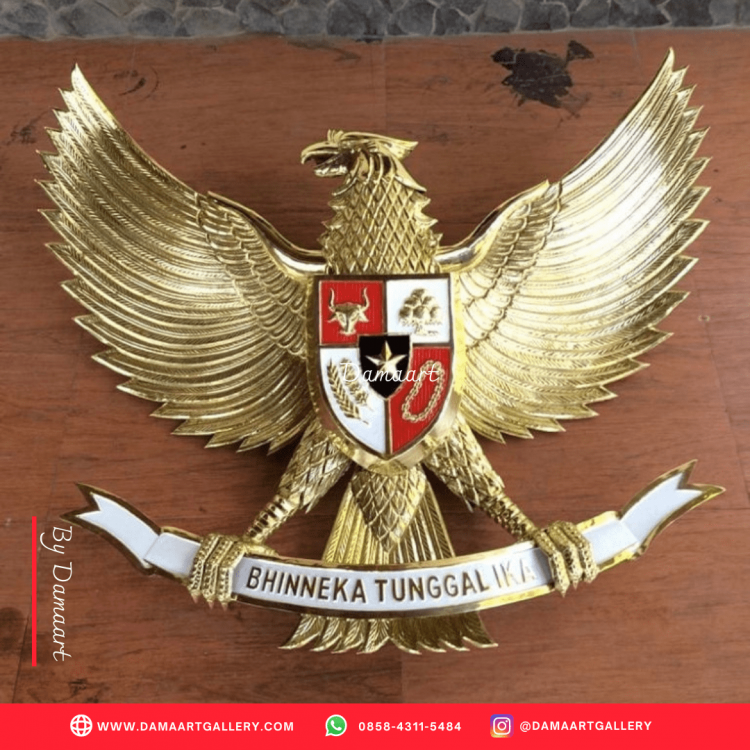 Lambang Garuda Pancasila | Dama Art Gallery | Kerajinan Tembaga, Kuningan & Alumunium Terbaik. Lambang Garuda Pancasila - burung garuda tembaga - logo burung garuda tembaga - Logo garuda tembaga dan kuningan - burung garuda tembaga dan kuningan - lambang garuda kuningan