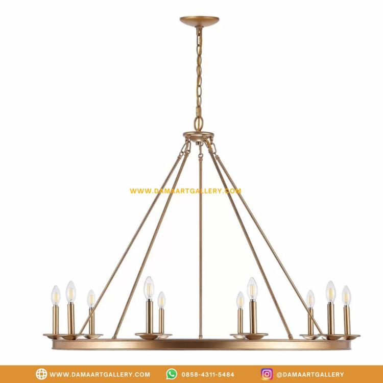 Lampu Gantung Chandelier Kuningan | Dama Art Gallery | Kerajinan Tembaga, Kuningan & Alumunium Terbaik. Mengenal Keindahan Lampu Gantung Chandelier Kuningan untuk Hunian Anda

Lampu gantung atau chandelier merupakan salah satu elemen dekorasi yang mampu memberikan sentuhan